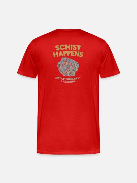 Geology stones geologist saying pun - Men's Premium Organic T-Shirt - red