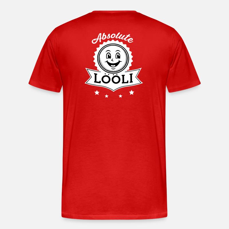 Absolute Lööli - Männer Premium Bio T-Shirt - Rot