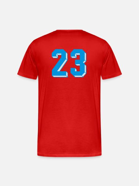 dreiundzwanzig - T-shirt bio Premium Homme - rouge