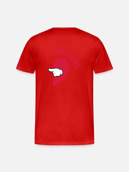 Running Partner (Part 2) - Männer Premium Bio T-Shirt - Rot