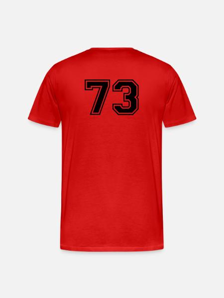 73 - Männer Premium Bio T-Shirt - Rot