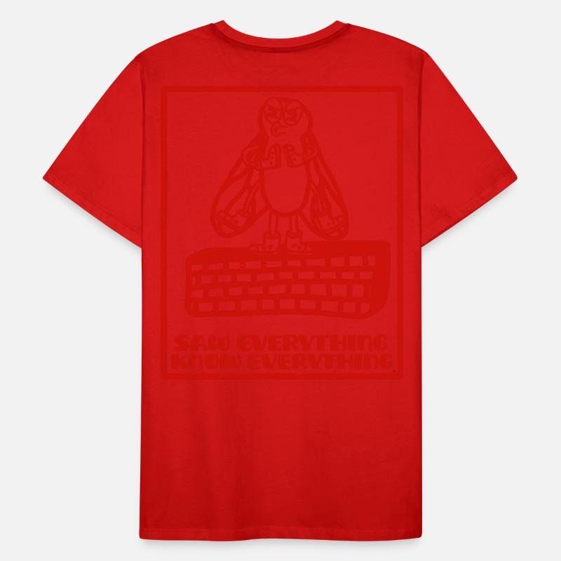 Know everything like a fly on a wall Men's Premium Organic T-Shirt