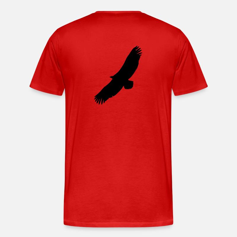 condor - Männer Premium Bio T-Shirt - Rot