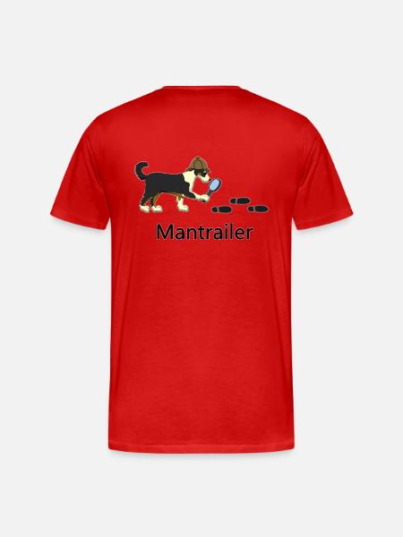 Mantrailing Gingi - T-shirt bio Premium Homme - rouge