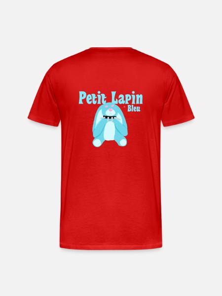Punk Bunny - Men's Premium Organic T-Shirt - red