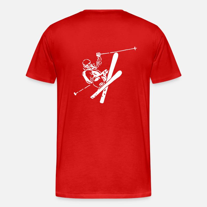 Freeride - Männer Premium Bio T-Shirt - Rot
