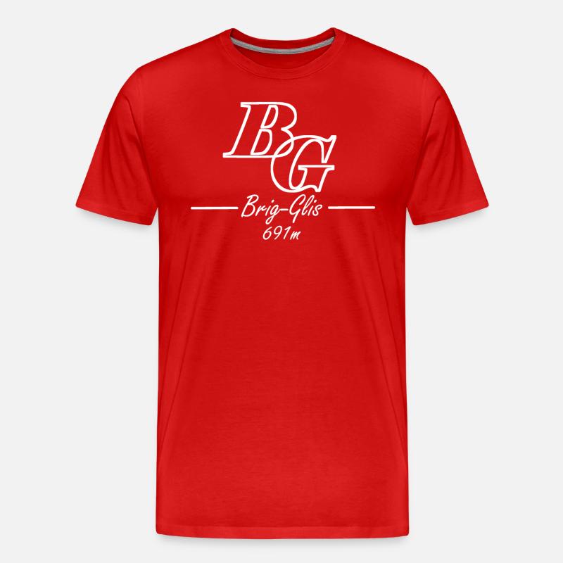 brig - Glis - Männer Premium Bio T-Shirt - Rot
