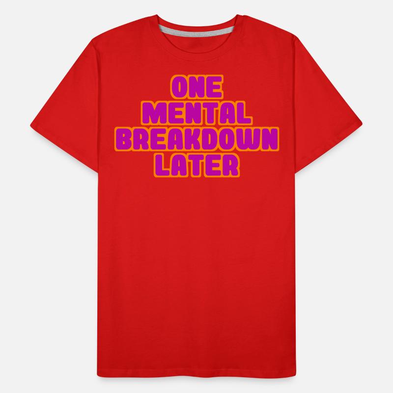 dépression mentale T-shirt bio Premium Homme