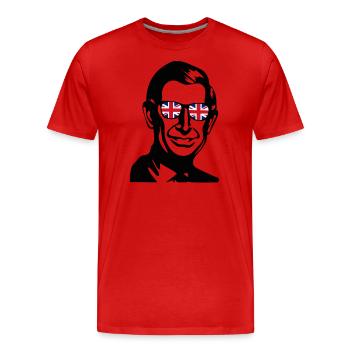 King Charles Sunglasses - Männer Premium Bio T-Shirt - Rot - Vorne - Damien (186cm)
