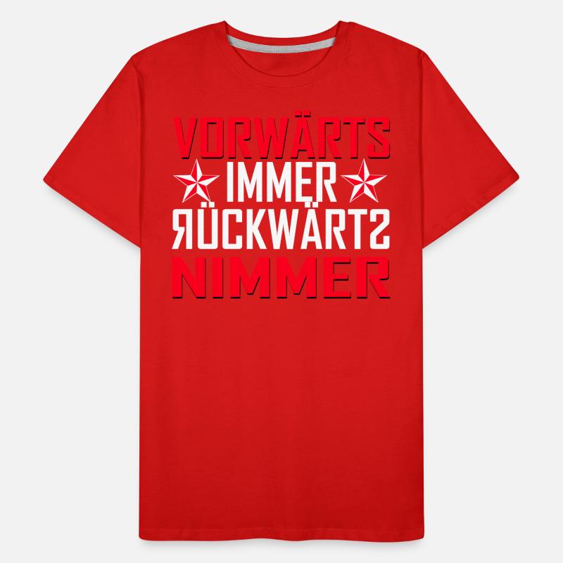 vorwärts immer Männer Premium Bio T-Shirt