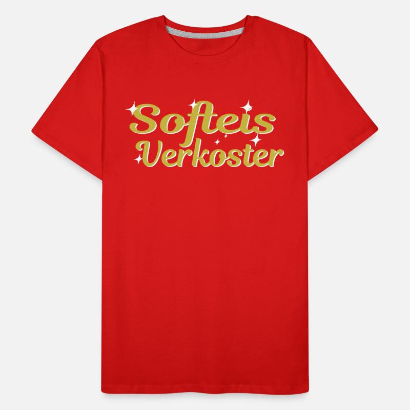 Softeis Verkoster Männer Premium Bio T-Shirt
