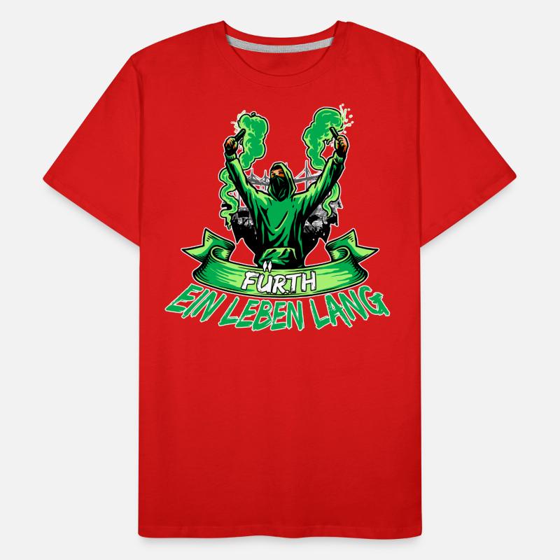 Fürth ein Leben lang Männer Premium Bio T-Shirt