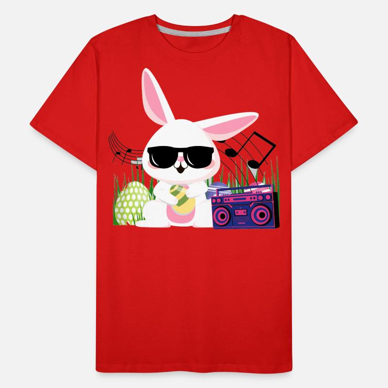Cool Easter , Easter, Music Box, Gift Men's Premium Organic T-Shirt