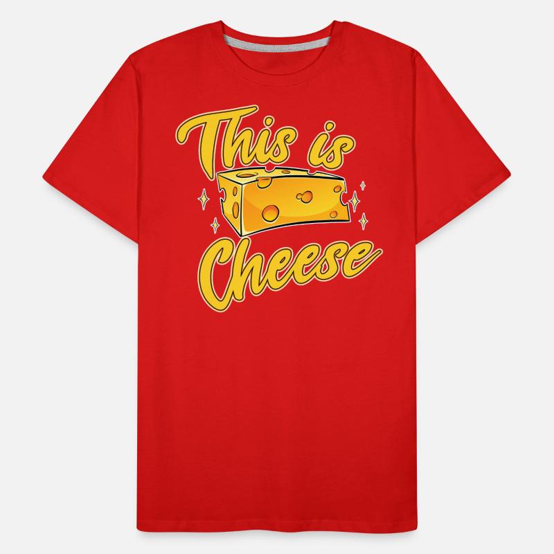 Cheese This is Cheese Men's Premium Organic T-Shirt