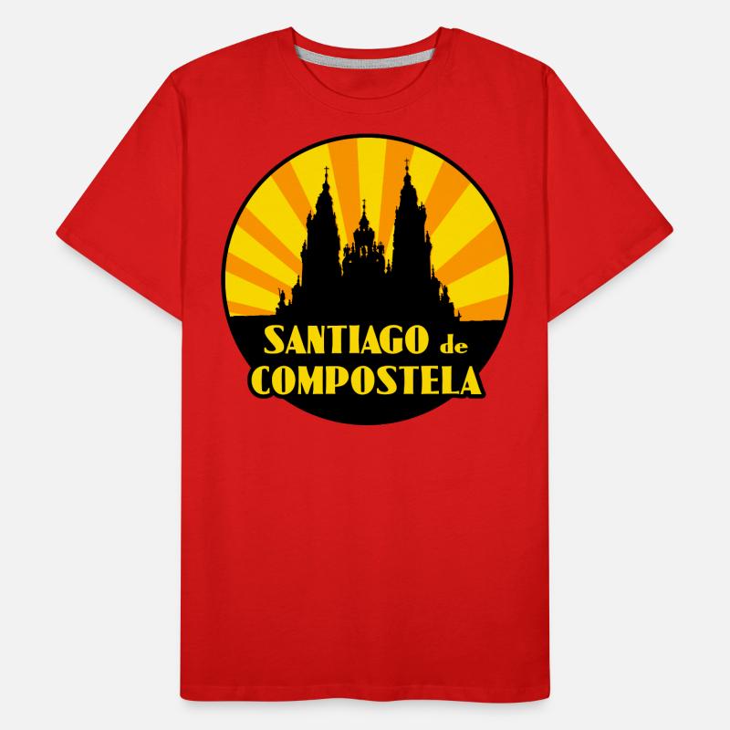 Saint-Jacques-de-Compostelle T-shirt bio Premium Homme