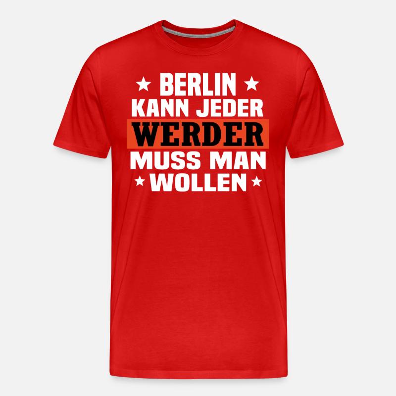 Werder Havel - Männer Premium Bio T-Shirt - Rot