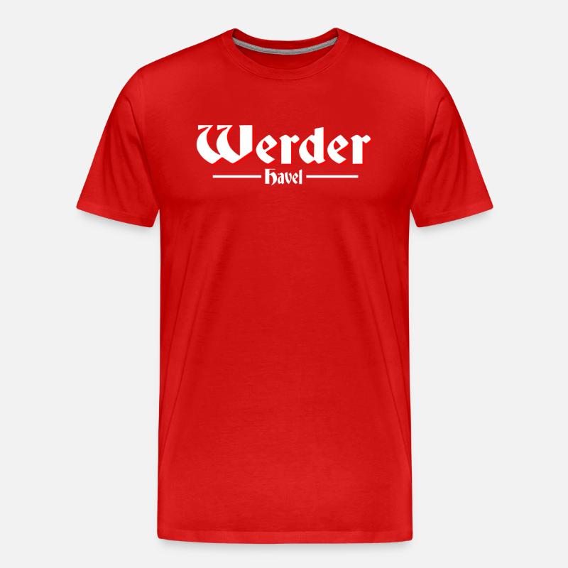 Werder Havel - Männer Premium Bio T-Shirt - Rot
