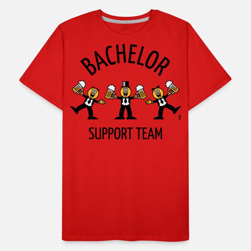 Équipe de soutien Bachelor (Caricature / Danse / B) T-shirt bio Premium Homme