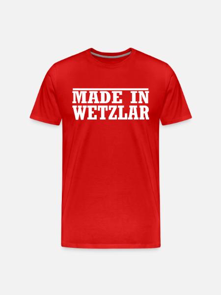 Wetzlar - Männer Premium Bio T-Shirt - Rot