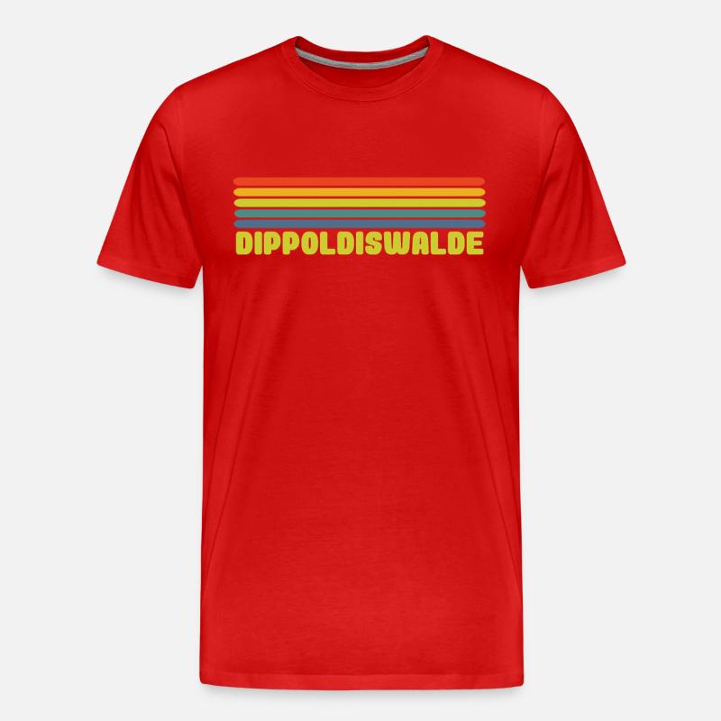 Dippoldiswalde - Männer Premium Bio T-Shirt - Rot