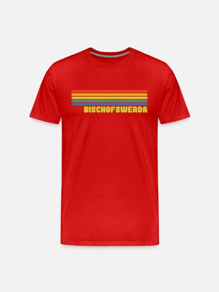 Bischofswerda - Männer Premium Bio T-Shirt - Rot