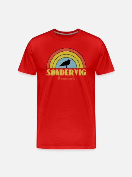 Canton de Söndervig - T-shirt bio Premium Homme - rouge