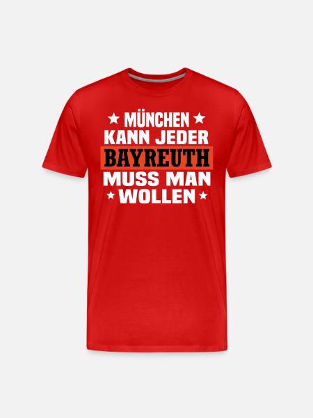 Bayreuth - Männer Premium Bio T-Shirt - Rot