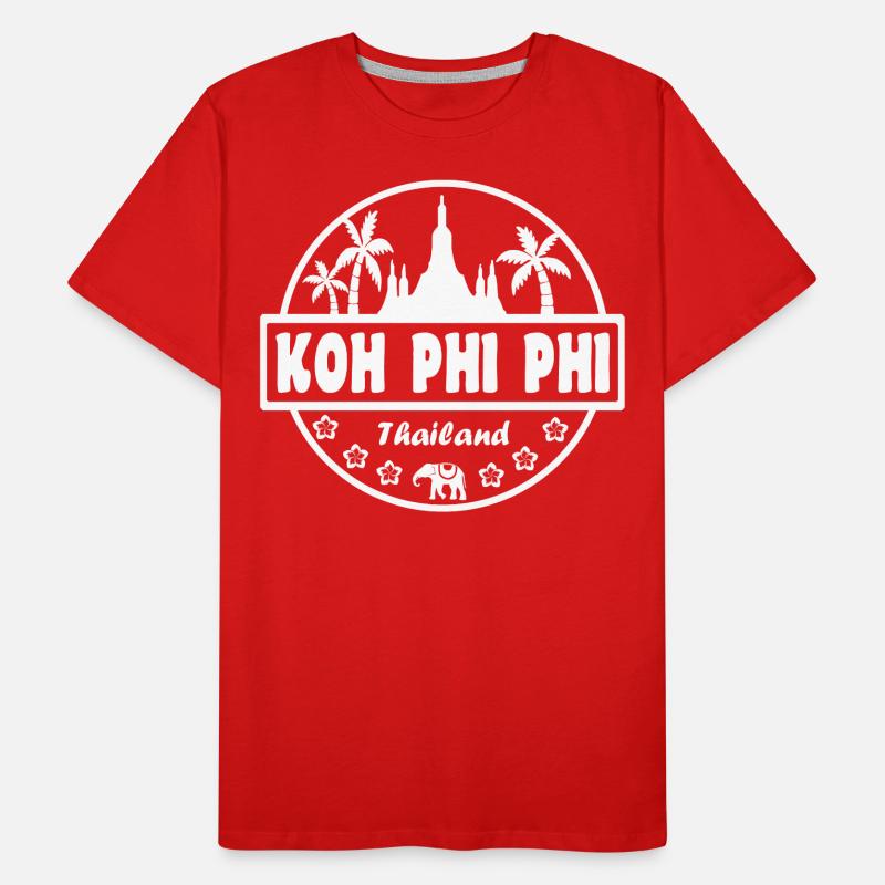 Koh Phi Phi Thaïlande T-shirt bio Premium Homme