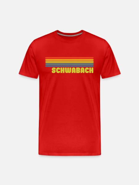 Schwabach - Männer Premium Bio T-Shirt - Rot