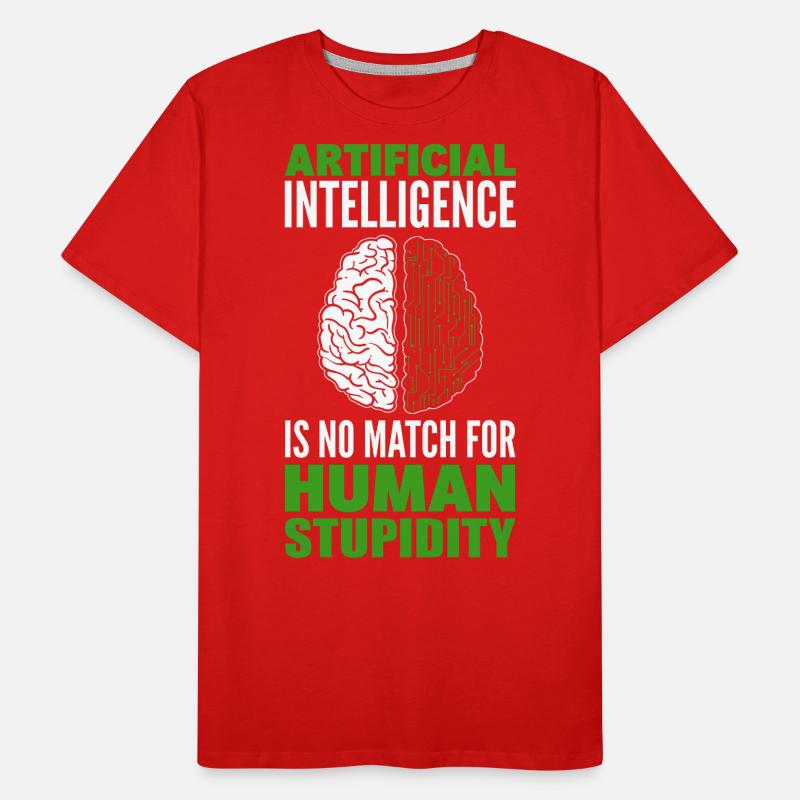 Data Robot AI Computer Science Machine Learning Men's Premium Organic T-Shirt