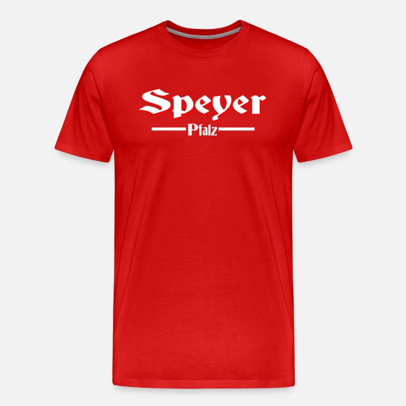 Speyer - Männer Premium Bio T-Shirt - Rot