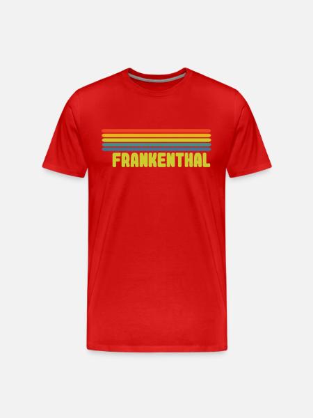 Frankenthal - Männer Premium Bio T-Shirt - Rot
