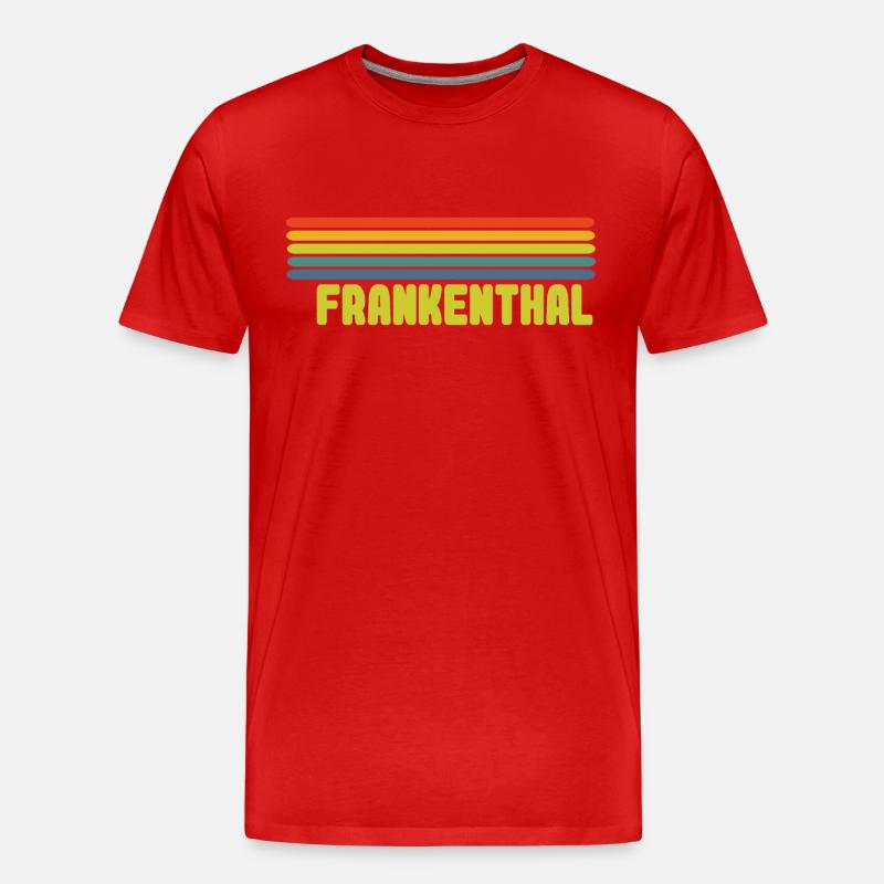 Frankenthal - Männer Premium Bio T-Shirt - Rot