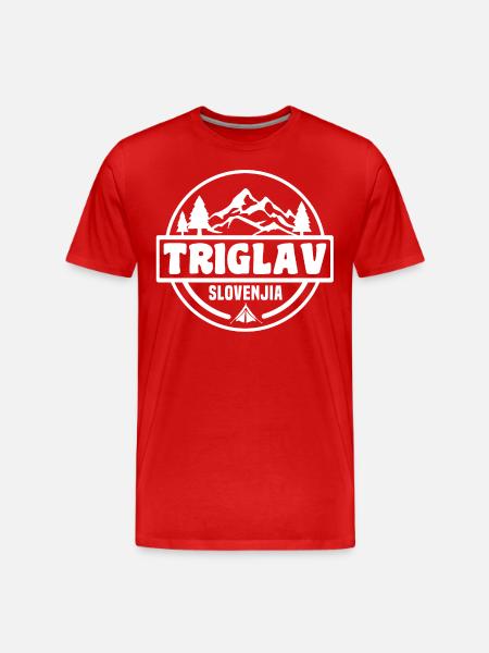 Triglav - Men's Premium Organic T-Shirt - red