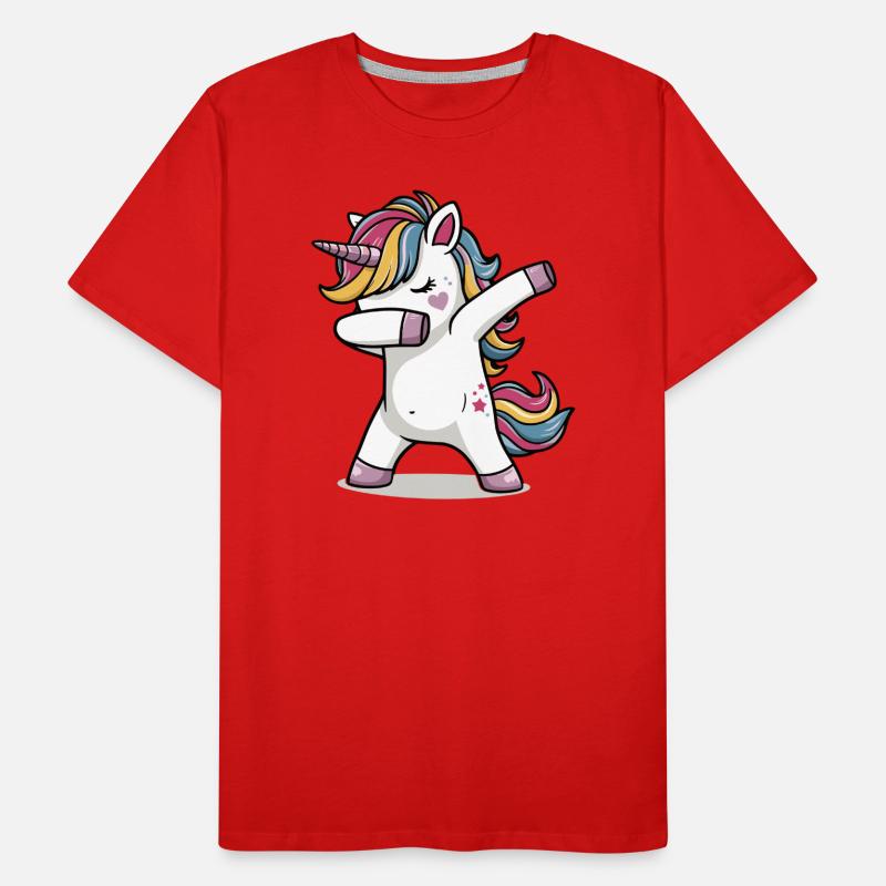 Doublage de licorne, Doublage Einhorn T-shirt bio Premium Homme