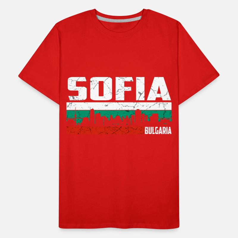Sofia Bulgaria Men's Premium Organic T-Shirt