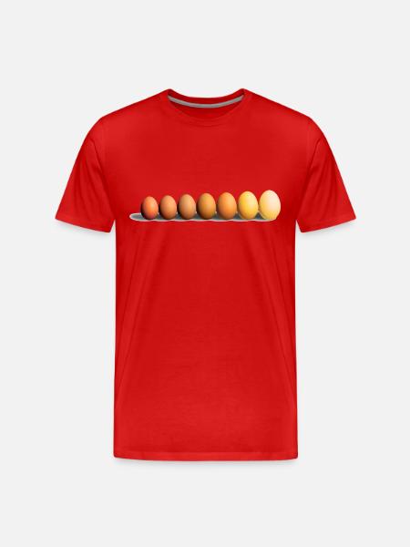 Ei - Men's Premium Organic T-Shirt - red
