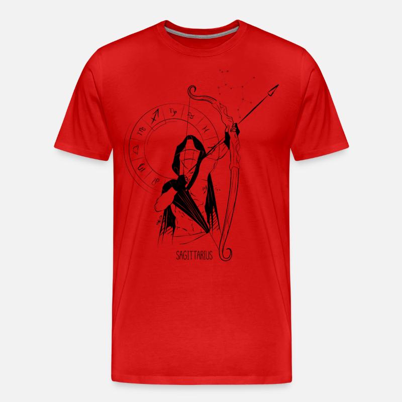 Sagittarius - Schütze - Männer Premium Bio T-Shirt - undefined