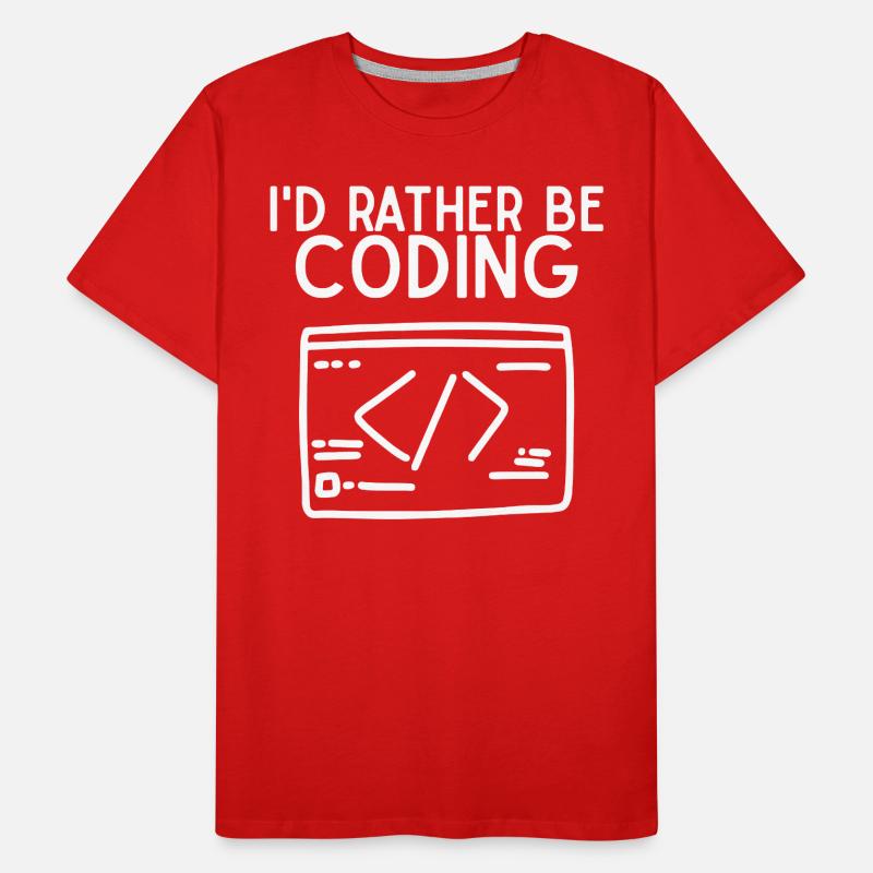 Je préfère coder T-shirt bio Premium Homme