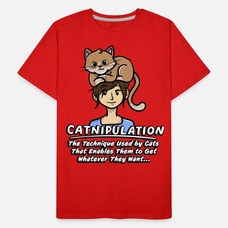 Technique De Catnipulation De Chaton Amant Chat Mignon T-shirt bio Premium Homme