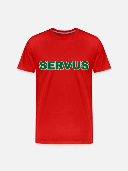 Servus - Men's Premium Organic T-Shirt - red