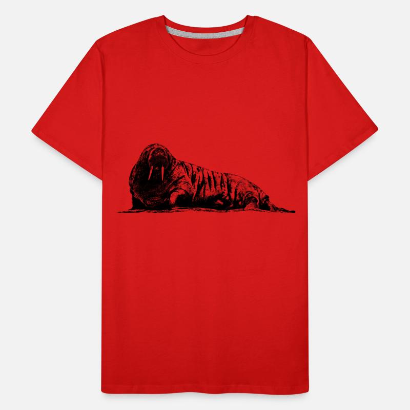 Walrus Graphic Men's Premium Organic T-Shirt