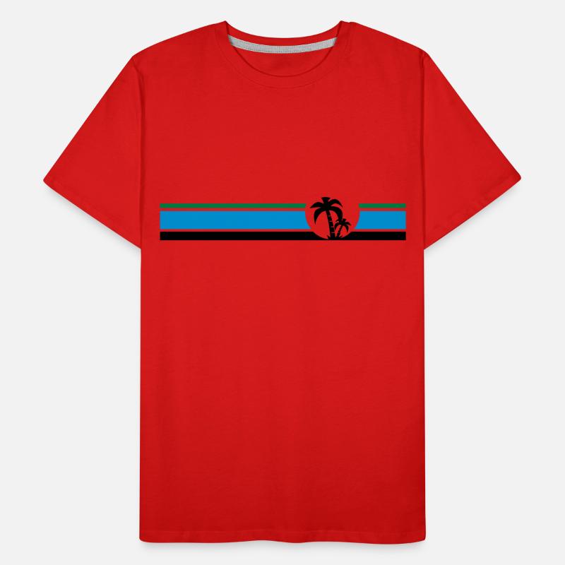 Palme Männer Premium Bio T-Shirt