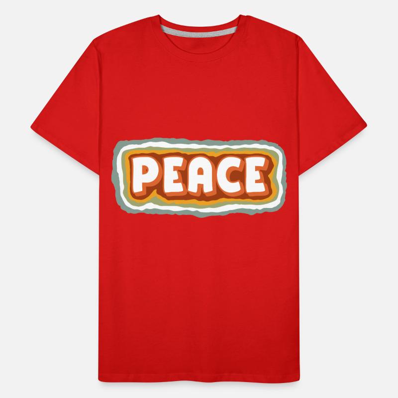 Peace Männer Premium Bio T-Shirt