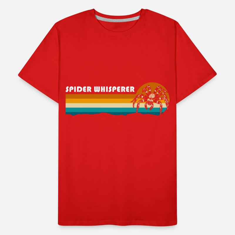 Spider Web Bite Men's Premium Organic T-Shirt