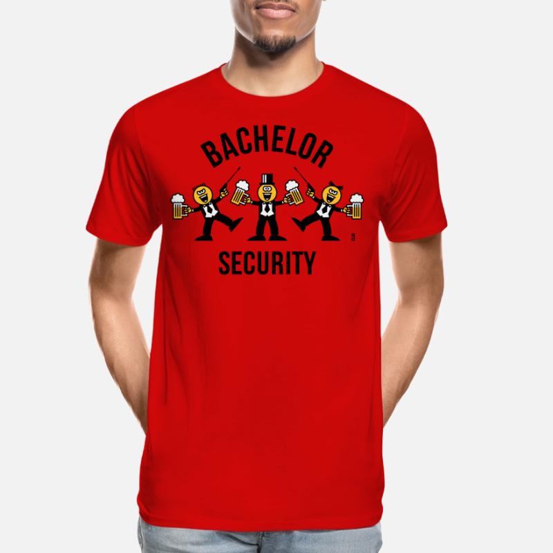 Bachelor Security (Caricature / Dance / 3C / B) Men's Premium Organic T-Shirt