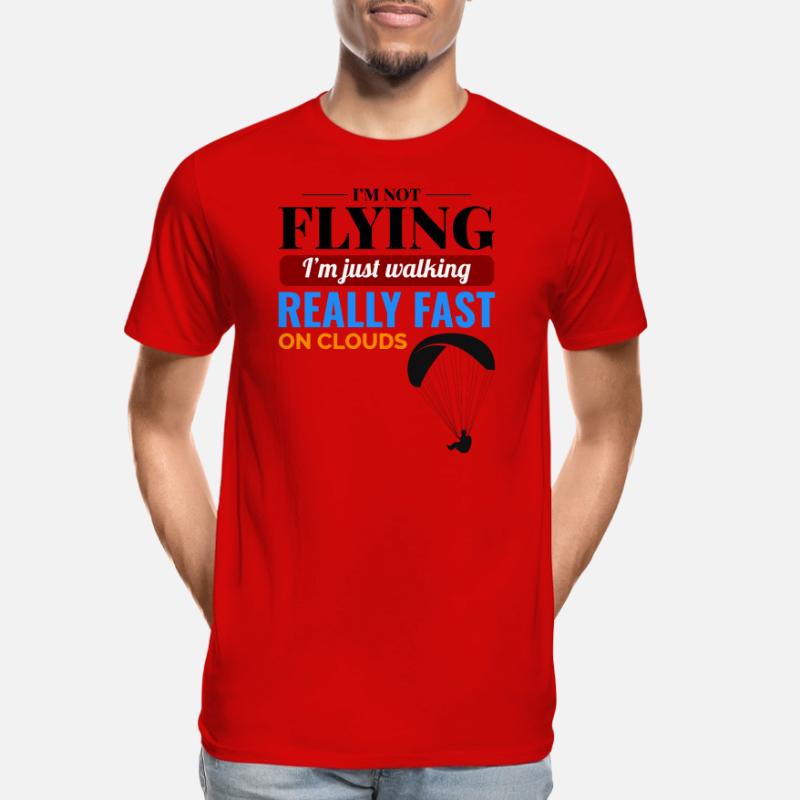 Paramotor Pilot Paramotoring Powered Paraglider Men's Premium Organic T-Shirt