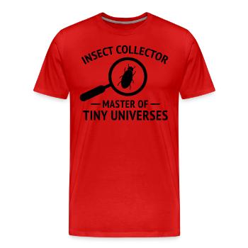 Insektensammler Entomologie Entomologe Käferliebhaber - Männer Premium Bio T-Shirt - Rot - Vorne - Damien (186cm)