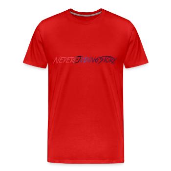 Shirt Neverending Story - T-shirt bio Premium Homme - rouge - Devant - Damien (186cm)