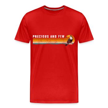 Toucan Animal Beak Birds - Men's Premium Organic T-Shirt - red - Front - Damien (186cm)